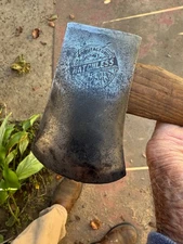 embossed vintage rare Matchless hatchet axe