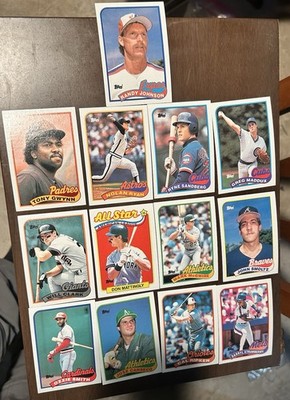 1989 Topps MLB trading Cards(12 Standouts).