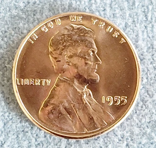 ✅ 1955 P Lincoln Wheat Cent Choice BU coin