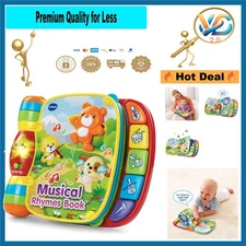 Vtech Musical Rhymes Book for Baby and Toddler – Red, Interactive, Light-Up Star