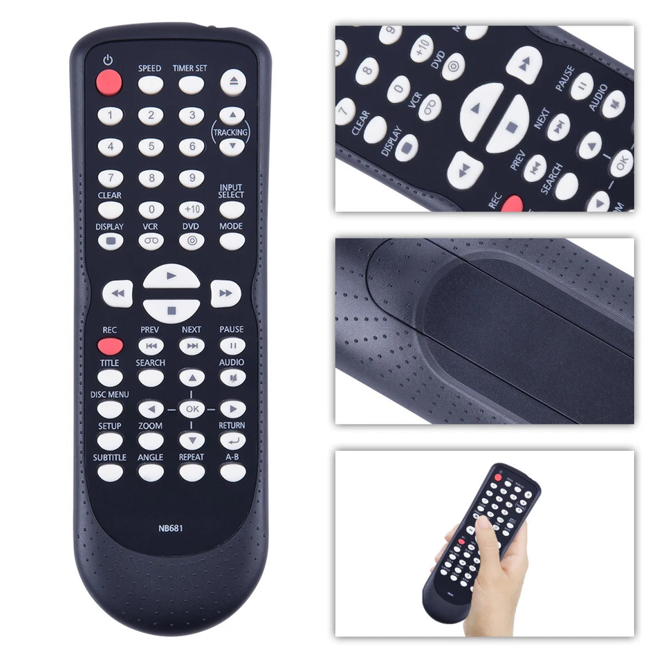 NB681 Remote Control For Funai DVD Player VCR CDV225FX4 DV220FX4 DV220FX4A - Image 2 of 4