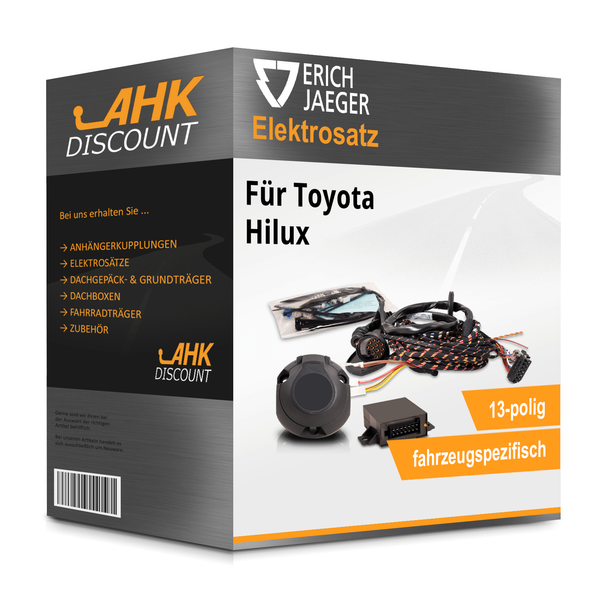 für Toyota Hilux 05.2015-Jetzt Jaeger Elektrosatz 13Polig Fahrzeugspezifisch-image