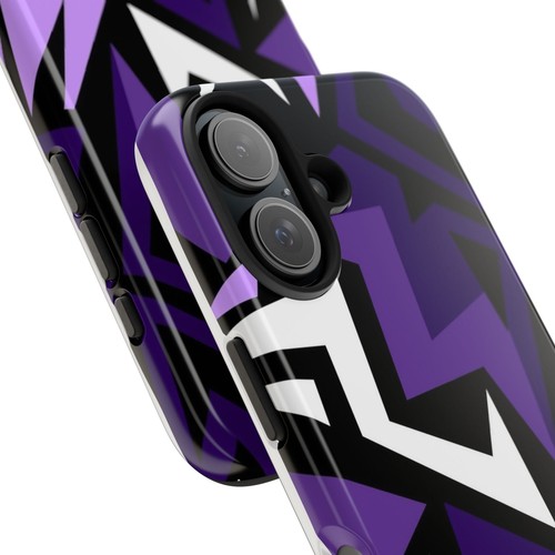 Purple Abstract Shapes Art Phone Case for iPhone & Samsung Galaxy Phones - 第 9/108 張圖片