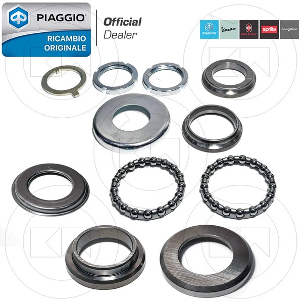 Serie Gabelkopf Steuerkopf Komplett Piaggio Beverly RST 125 2005-2007-image