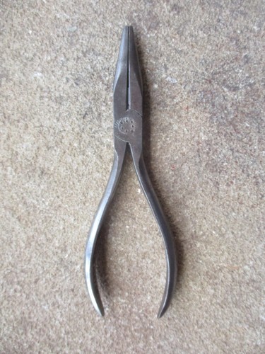 HECSHARP NEEDLE NOSE PLIERS 6" GERMAN MADE NEEDLE NOSE HECSHARP MADE IN GERMANY - Picture 2 of 13