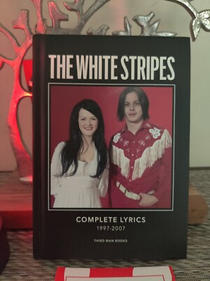 The White Stripes Complete Lyrics Jack White Book AUTOGRAPHED