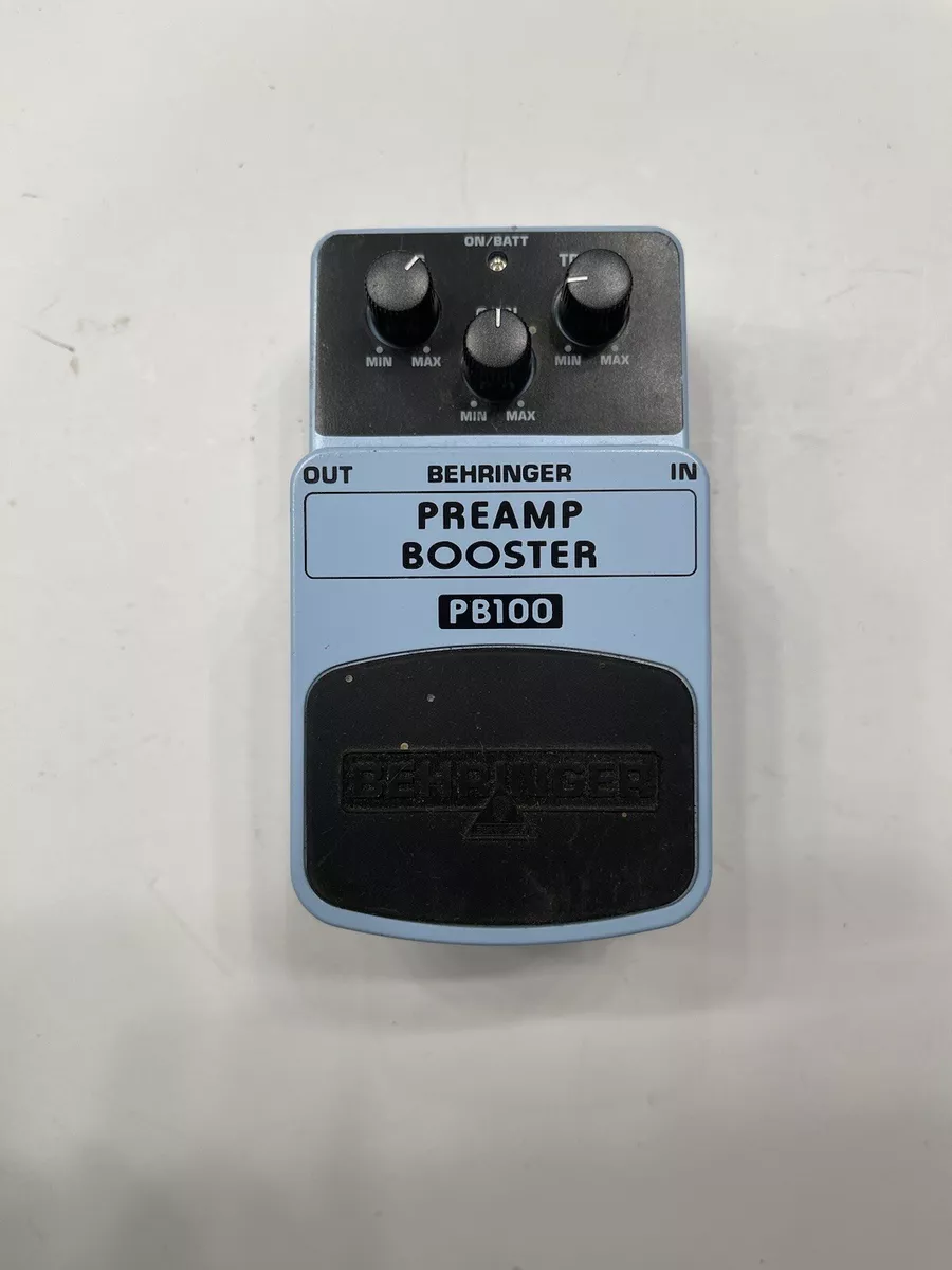 Behringer PB100 Preamp Booster Boost Rare Guitar Effect Pedal