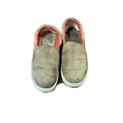 UGG KITLYN SLIP ON SNEAKER FLATS TAN 