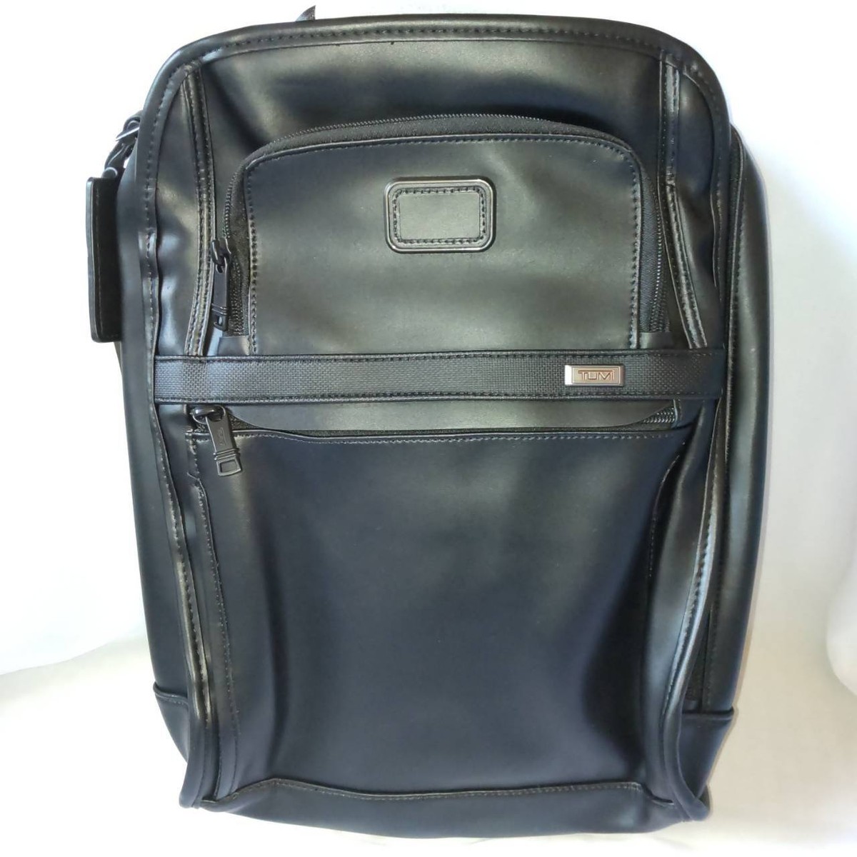 TUMI バックパック ブラック TUMI ALPHA3 Backpack outdoor PC Storage 9603590 Leather