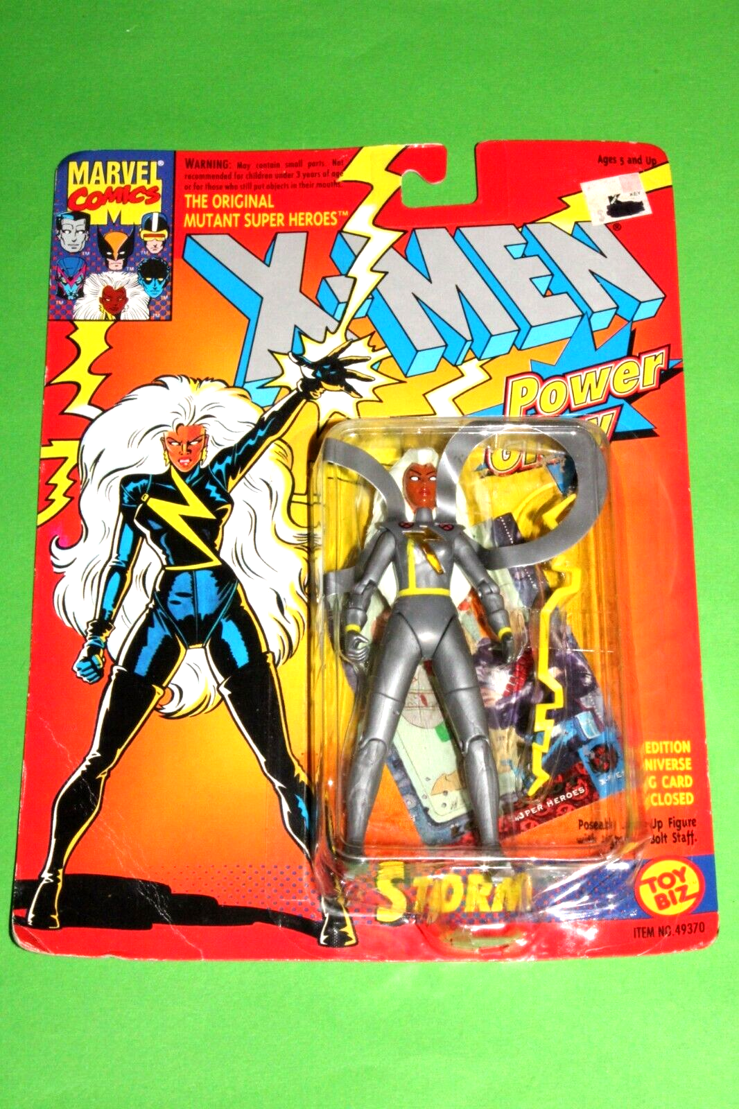 1993 MARVEL X-MEN SERIES Storm SILVER VARIANT ACTION FIGURE TOY BIZ ...