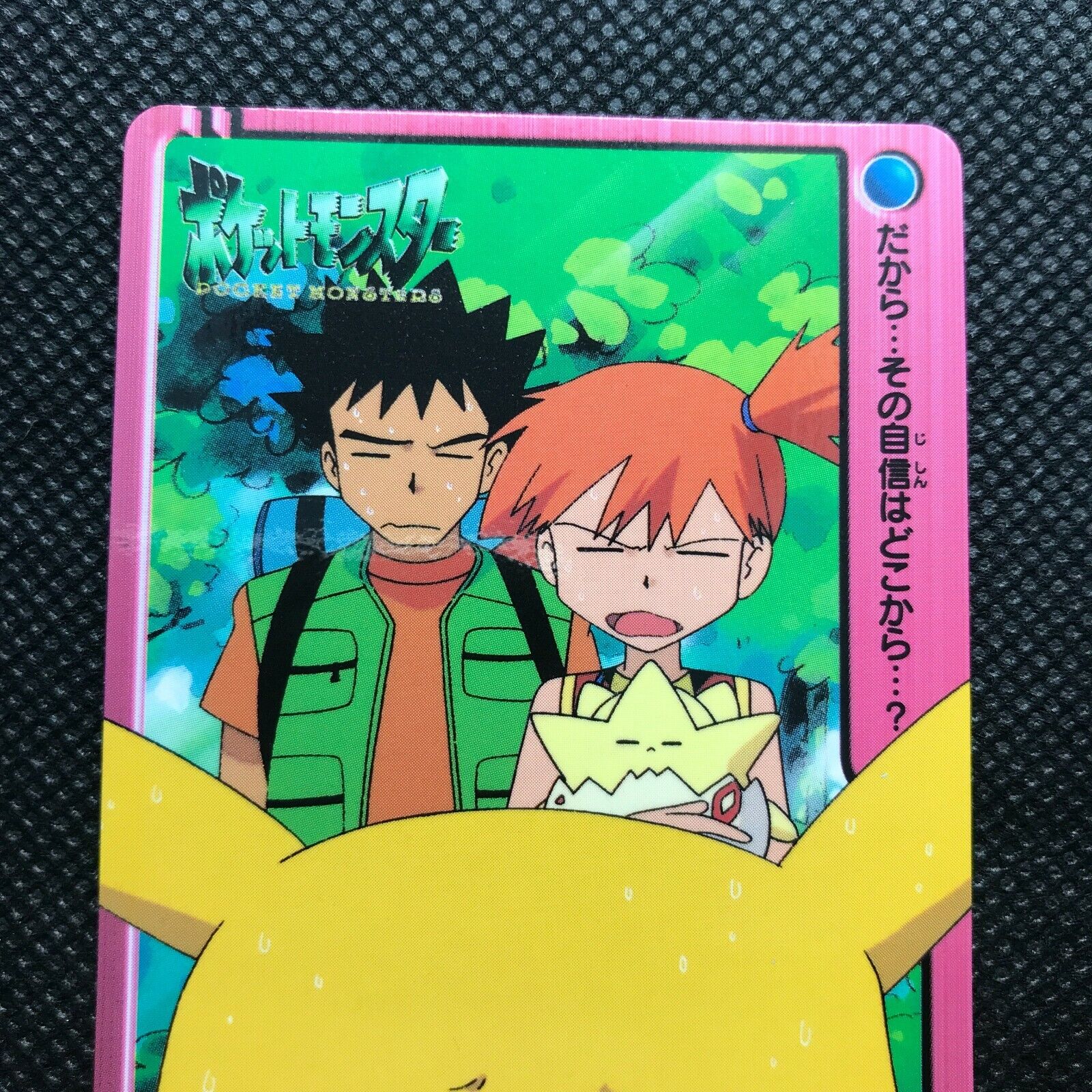 Misty No.204 Pokemon Anime Mini Card Nintend very rare Japanese F/S