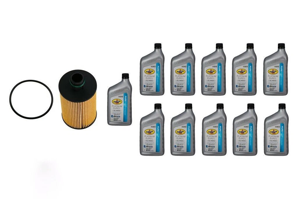 RAM 1500 3.0 ECO DIESEL 5W30 EURO L FULL SYNTHETIC PENNZOIL 11 QUARTS & FILTER