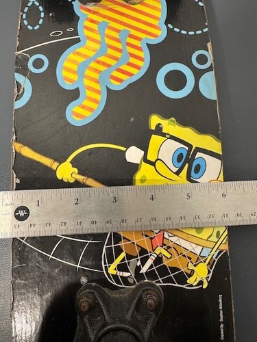 Retro SpongeBob 21" Old School Skateboard "Practice Makes Perfect" - Picture 5 of 16