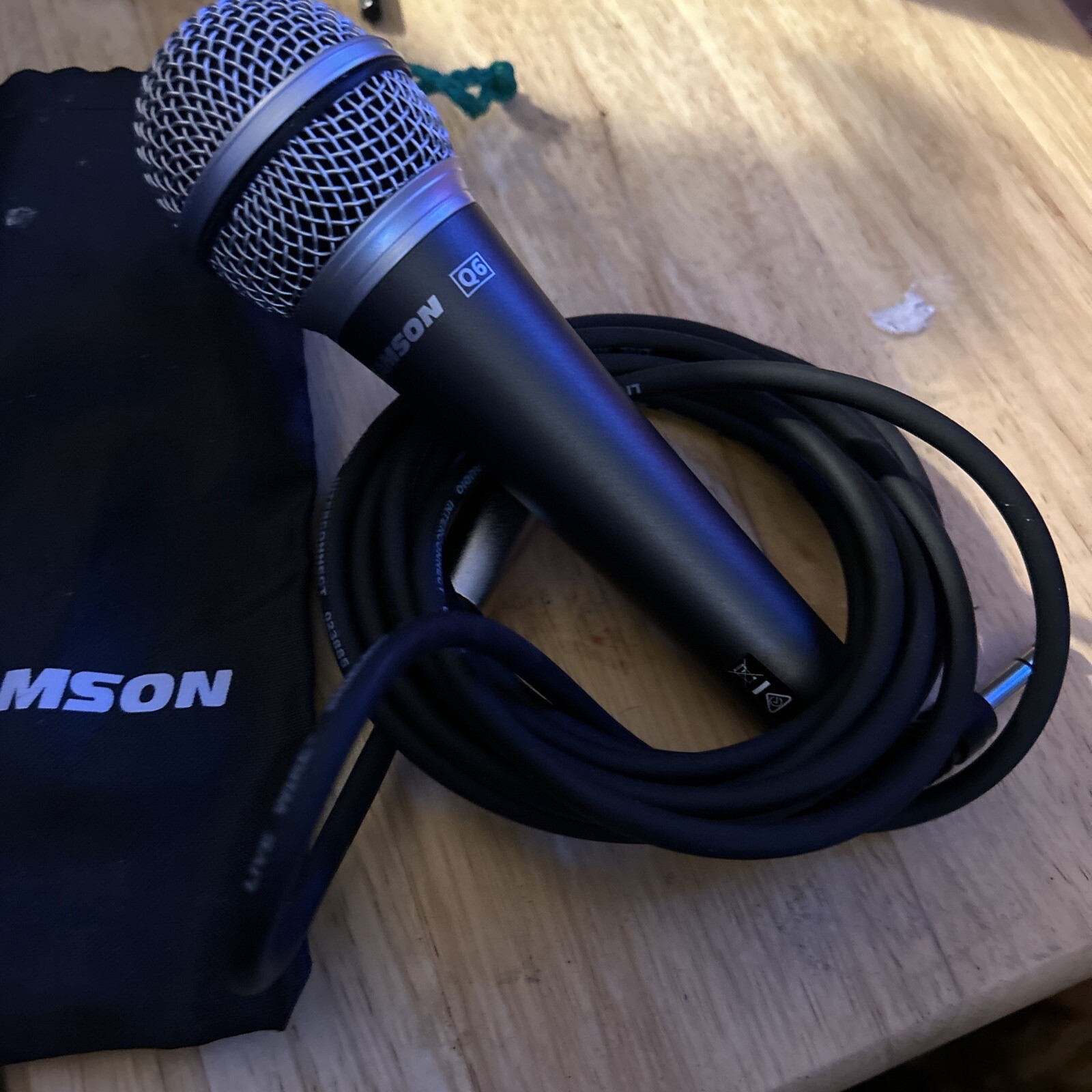 Samson Q6 Dynamic Vocal Cardioid Handheld Microphone With Cord eBay