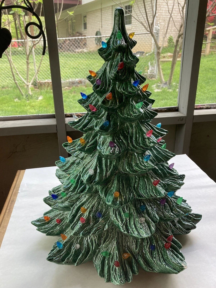 Atlantic Mold Light Up Lava Drip Ceramic Christmas Tree, 47 OFF