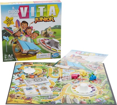 Das Spiel des Lebens Junior (Kinderspiel 5+, Hasbro) Neu