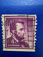 Very rare United States postage stamps 4c Abraham Lincoln