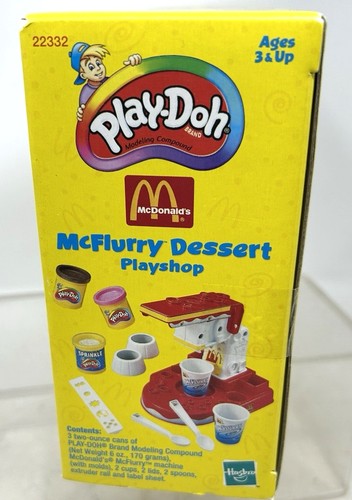 McDonald’s McFlurry Play Doh 2000 Vintage NIB Unsealed Nice - Picture 6 of 7