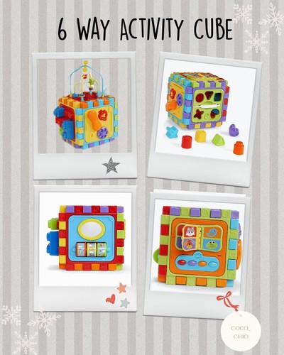 6 way Activity Cube for Toddler & Babies Toy š„Christmas/Giftš„ - Picture 2 of 7