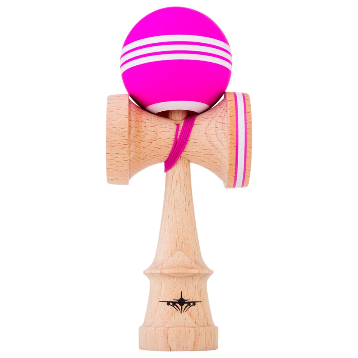 Kendama USA - Kaizen Triple Stripe - Jet Shape - Pink & White | eBay