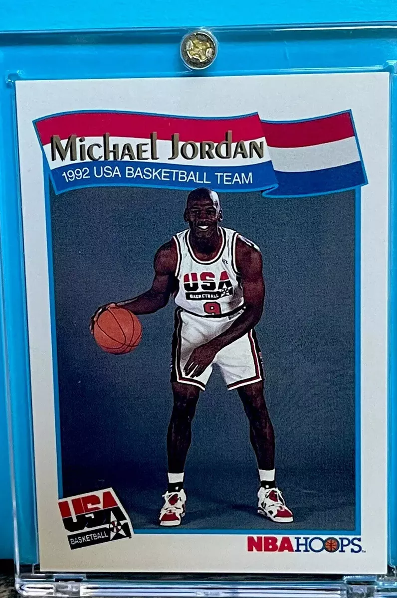 Michael Jordan Card - ORIGINAL USA BASKETBALL OLYMPIC DREAM TEAM 1991 MCDONALDS