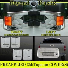 2008-2016 FORD F250 CHROME 4 Door Handle COVERS No PSK+Half Mirrors TS+Tailgate