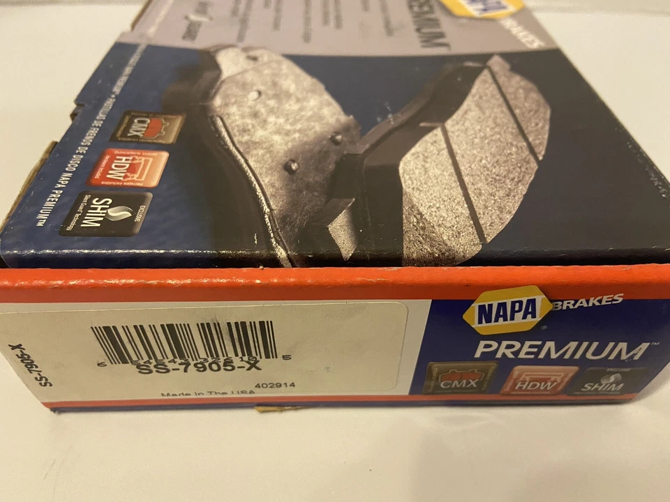 Задние цельно литые дисковые тормозные колодки NAPA для Subaru Forester Impreza (OR3) - Изображение 3 из 3