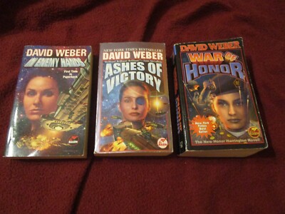Lot 3 Honor Harrington by David Weber - Enemy Hands, Ashes of Victory ...