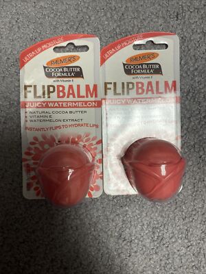 Lot of 2 - Palmer's Cocoa Butter Formula Flip Balm Juicy Watermelon