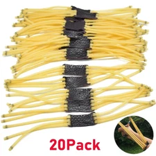 20x Slingshot Rubber Band Six Strip Strong Power Rubber Tube bands for Slingshot