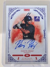 2022 Onyx Vintage  Davis Diaz Auto Blue Ink Arizona Draft Pick
