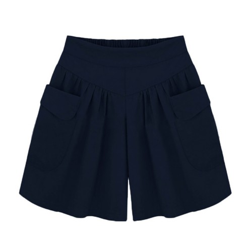 Women's Summer New Comfortable Loose Casual Plus Size Wide Leg Fashion Shorts - Picture 2 of 16