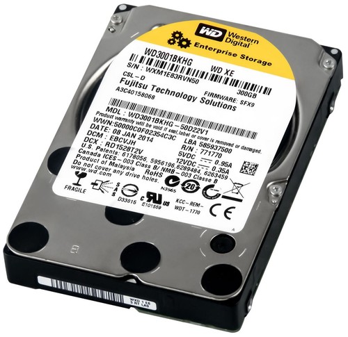 Hard Drive WD Enterprise XE WD3001BKHG 300GB 10000RPM 32MB SAS-2 2.5'' Inch - Picture 3 of 3