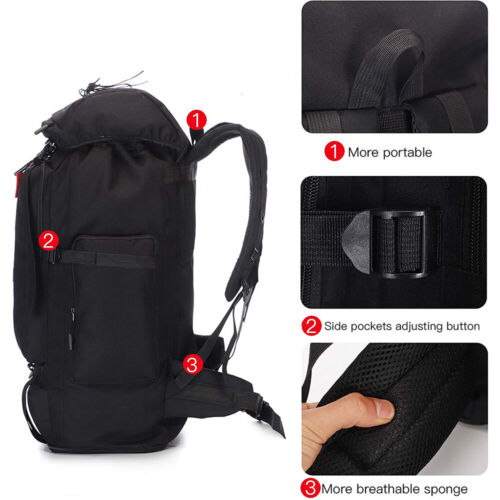 100L Army Rucksack Molle Groß Outdoor Armee Wandern Trekking Kampfrucksack Bag - Bild 5 von 7