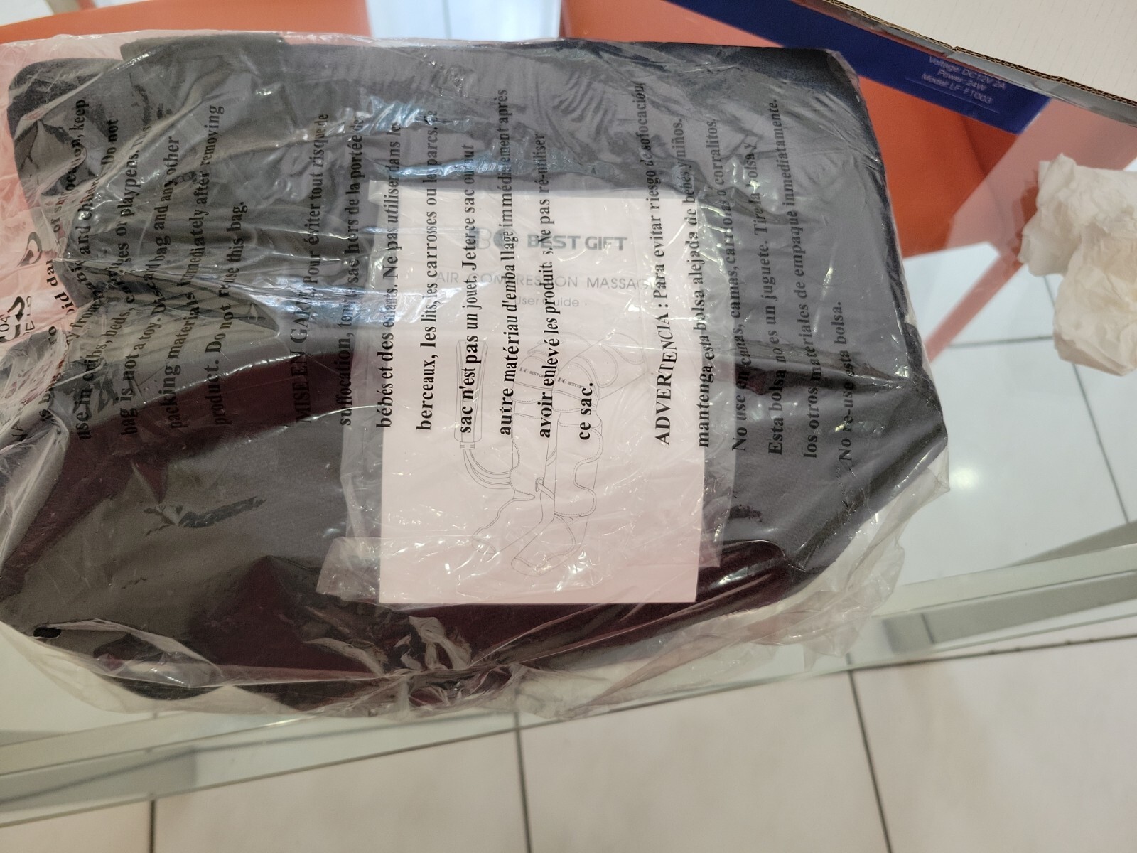 BestGift Air Compression Massager with Heat for Foot,Leg,Calf,Thigh and Knee