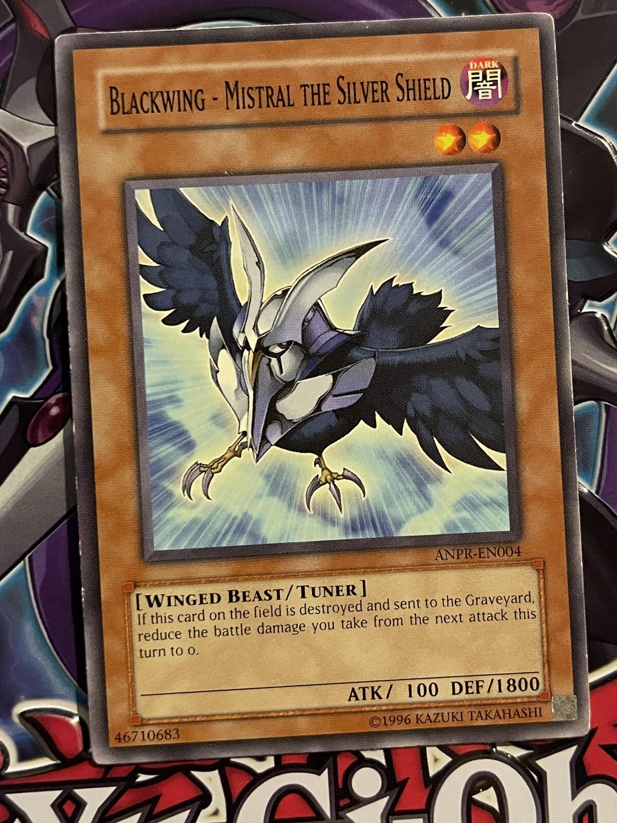 Yugioh Blackwing Mistral the Silver Shield ANPREN004 Common