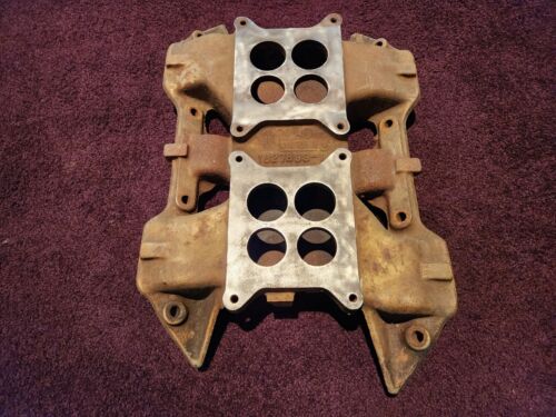 Chrysler 1827899-1 Dual Quad 2x4 Intake Manifold. 383 400 Mopar Dodge Plymouth