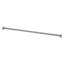 Naiture 60'' Stainless Steel Straight Curtain Rod/ Curtain Bar in Chrome Finish