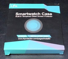 LK 3 Pack Apple Watch 40 mm Tempered Glass Screen Protector Case