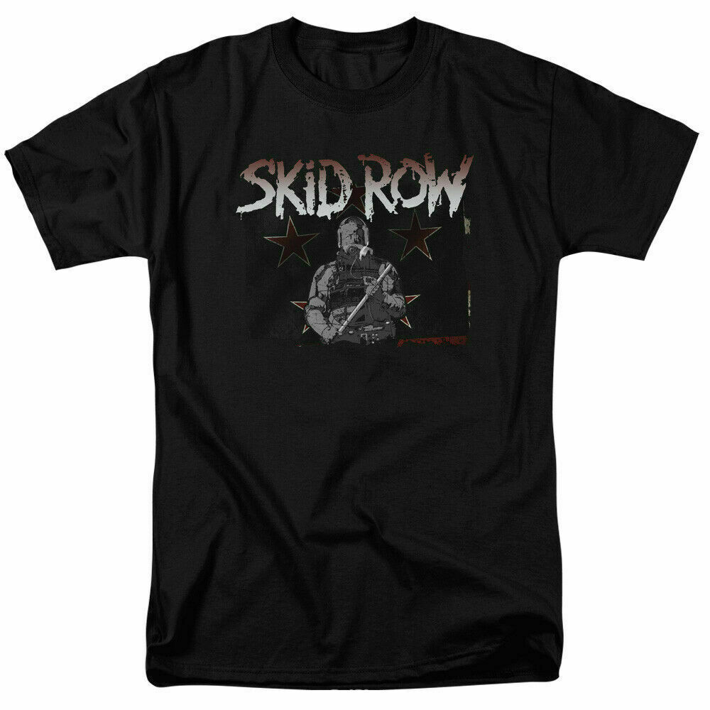 FILA T shirt Skid Row Unite World Rebellion maglietta band musicale rock n roll con licenza nera