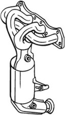 120 CV CATALIZZATORE PER PEUGEOT 208 I CA, CC 1.6 KW 88 CV 120