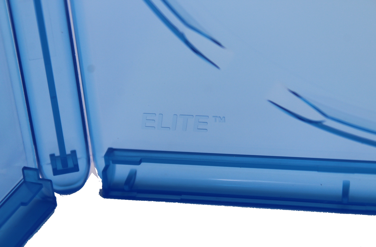 Insert Papier Personnalisable Generisch Viva Elite - Lot De 5 Boîtiers Blu- Ray 6 Disques | Coques Bleues Transparentes 15 Mm Pour Archivage Et Collection Boîtier Qualité Elite 135x170x15 Mm