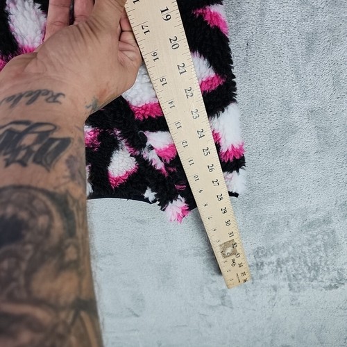ASOS 4505 Ski & Snow Anorak Jacket Mens Size S Oversized Graffiti Sherpa 1/2 Zip - Picture 5 of 8