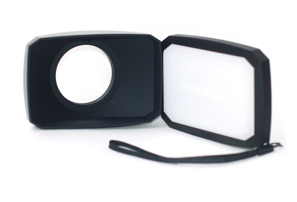 52mm 16:9 Wide Angle Lens Hood for Sony FDR-AX33 Camcorder - Image 2 of 4