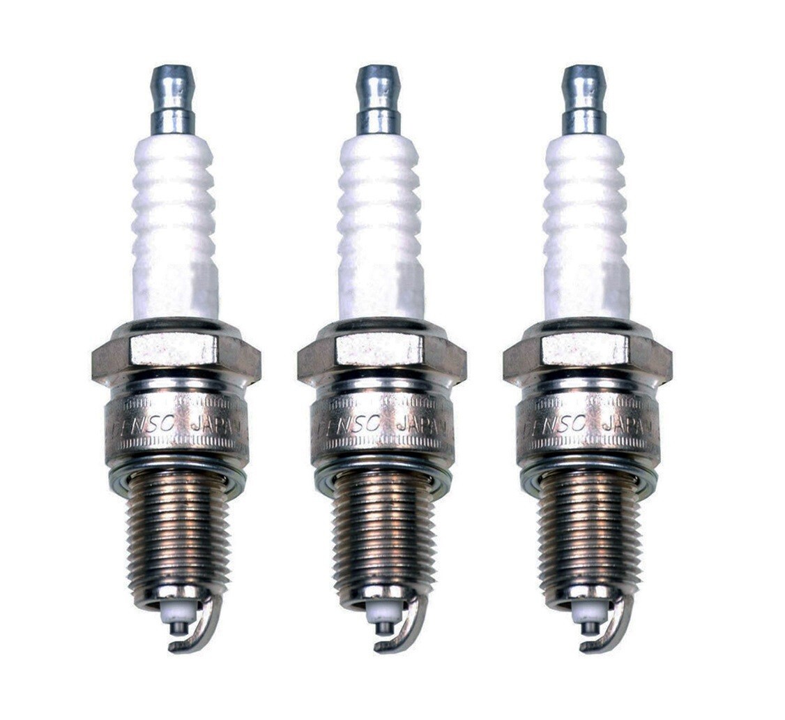 Denso Set of 3 U-Groove Design Spark Plugs Gap 0.044 For Geo Chevrolet 1.0L L3