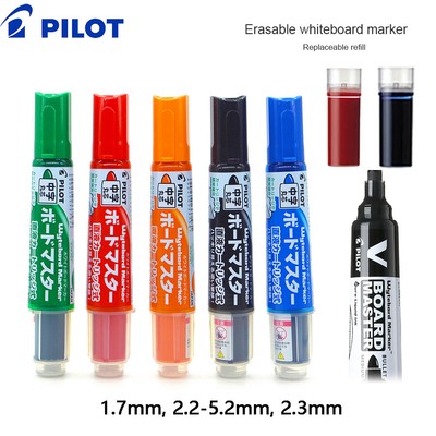 Pilot Whiteboard Marker 1.7/2.2-5.2/2.3mm Tips Dry-Erase WBMA Markers, Refillabl