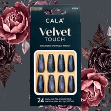 Velvet Touch | Medium Coffin Teal Green