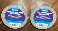 Lot of 2 POLYKEN Vent  Appliance Install Tape Each Roll: 2.5 in. x 10yd 