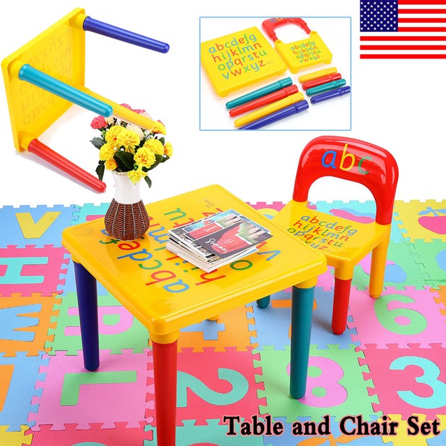 plastic table and chair set for toddlers