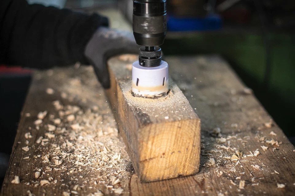 HSS Bi-Metall Lochsäge Durchmesser 14-210 mm Bohrkronen Dosenbohrer Trockenbau - Bild 4 von 4